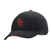 USC Trojans Nike Black SC Interlock Sideline C99 Swoosh Flex Hat